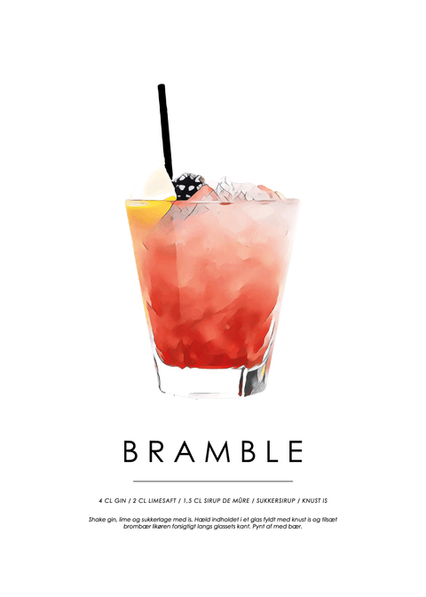 Bramble - Cocktail plakat