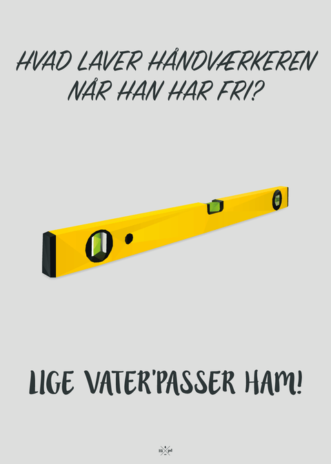 Hvad laver håndværkeren når han har fri