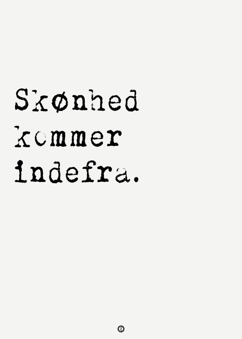 Skønhed kommer indefra