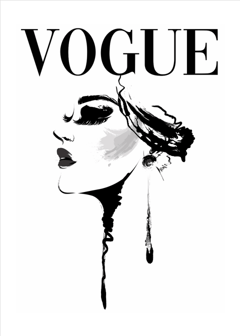 Vogue cover No3 - plakat