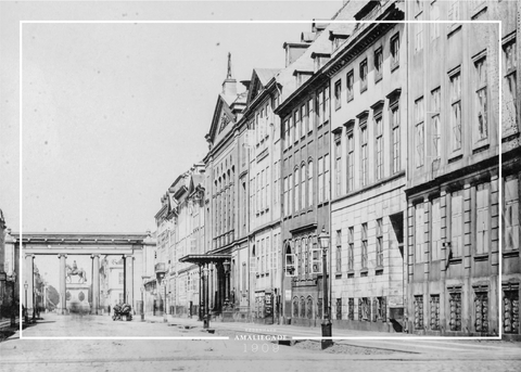 Amaliegade - København plakat - Gamle billeder