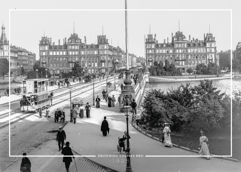 Dronning Louises bro 2 - Gamle billeder af København plakat