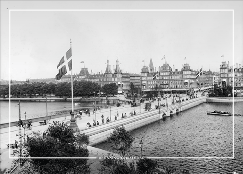 Dronning Louises bro - Gamle billeder af København plakat