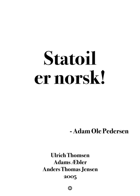 Statoil er norsk