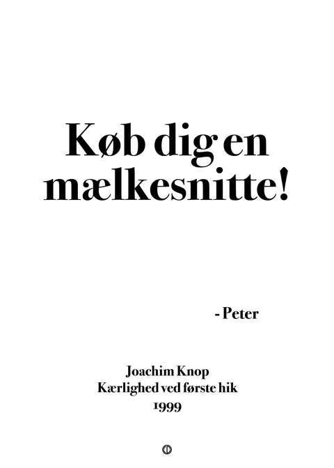 Køb dig en mælkesnitte