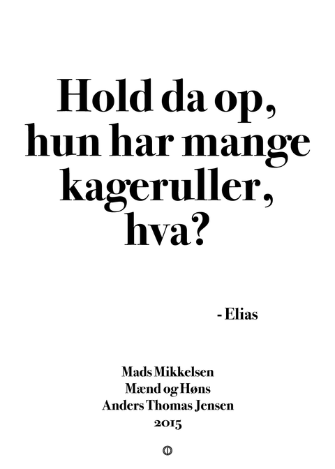 Hold da op, hun har mange kageruller