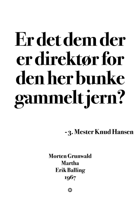 Martha simpel plakat - Gammelt jern