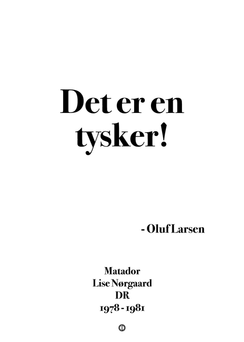 Det er en tysker!