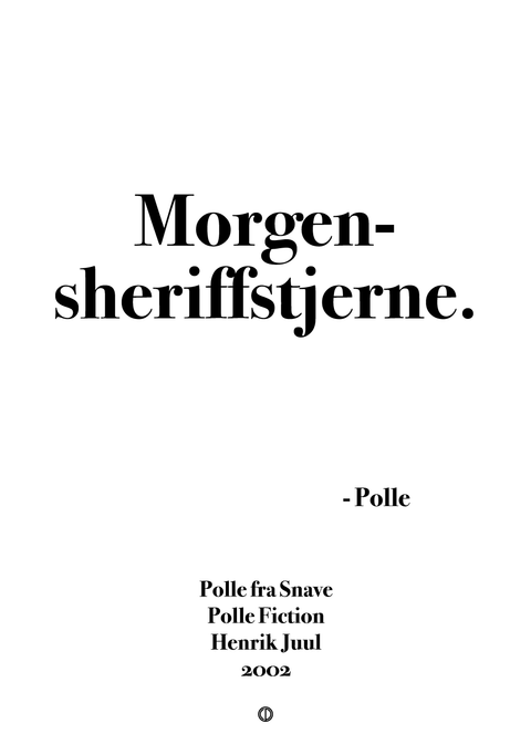 Morgensheriffstjerne