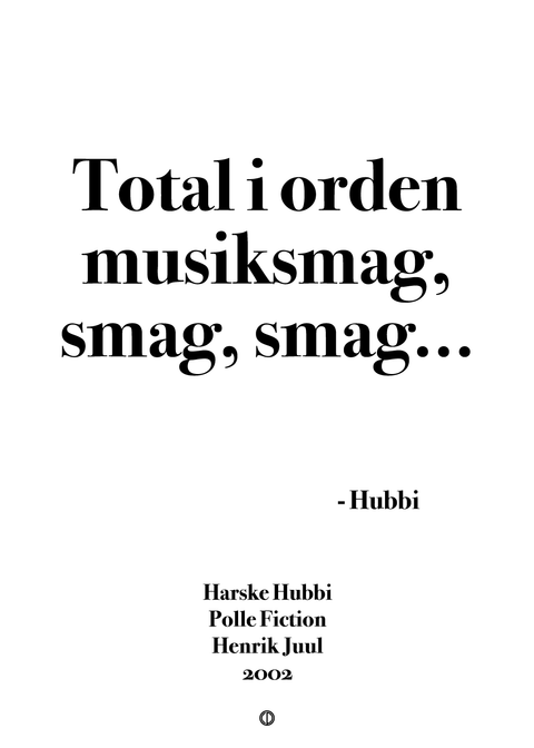 Total i orden musiksmag