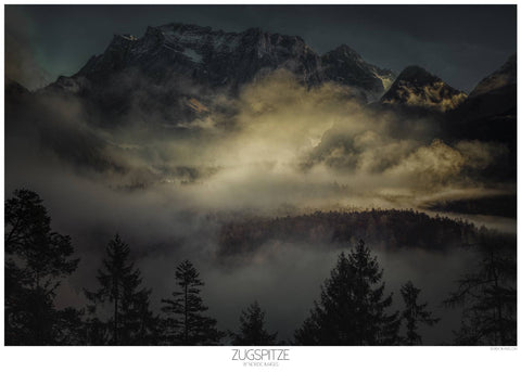 Zugspitze - Brian Lichtenstein plakat