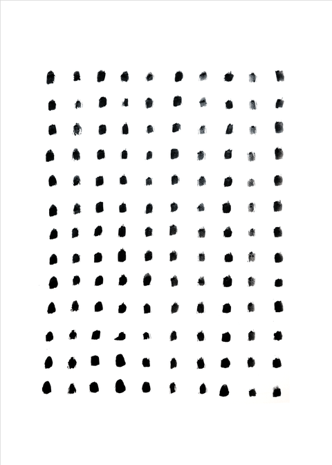 Black dots plakat