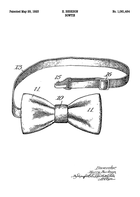 Butterfly plakat - Original patent tegning