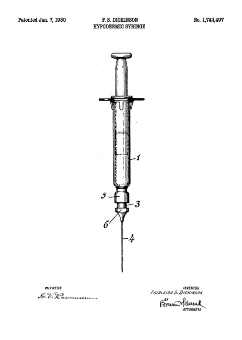 Kanyle plakat - Original patent tegning