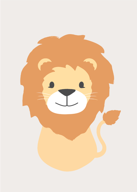 Sweet lion plakat