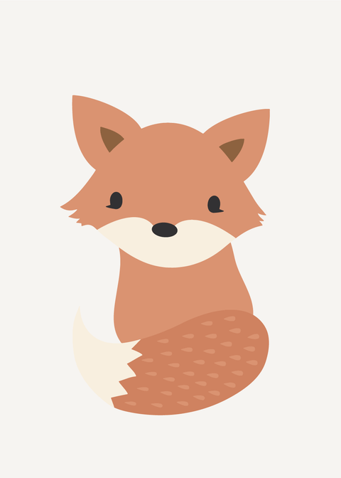 Sweet fox plakat