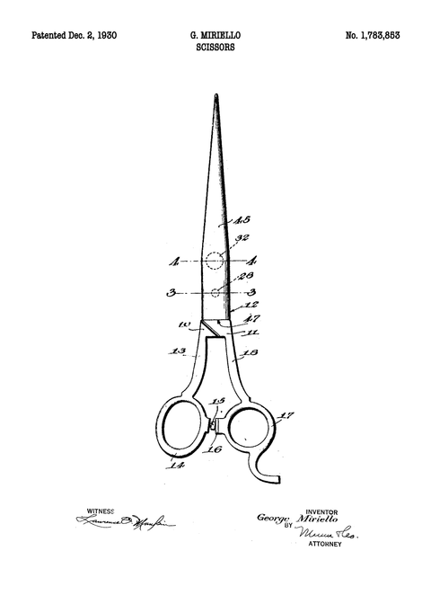 Saks plakat - Original patent tegning