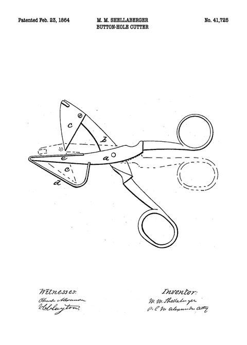 Hultang plakat - Original patent tegning