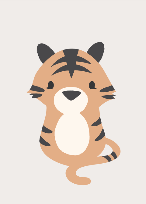 Sweet tiger plakat