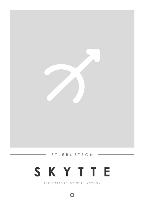 Stjernetegn plakat - Skytte