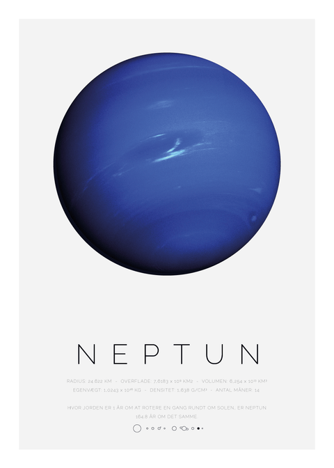 Neptun - Planet plakat