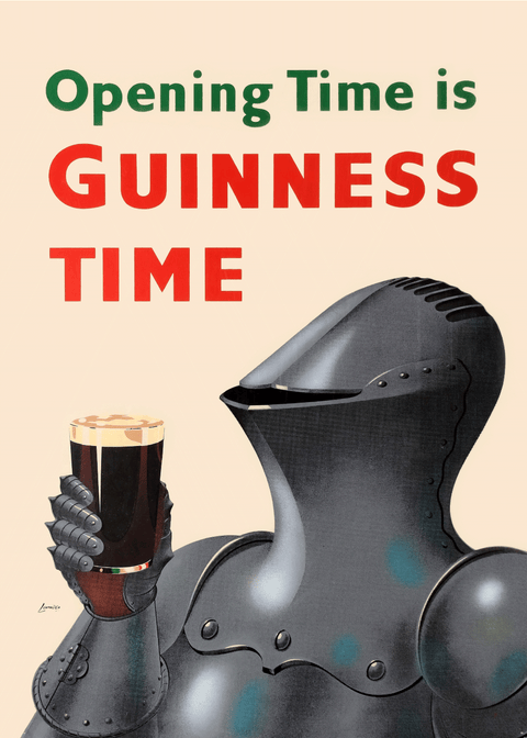 Opening time is guinness time knight