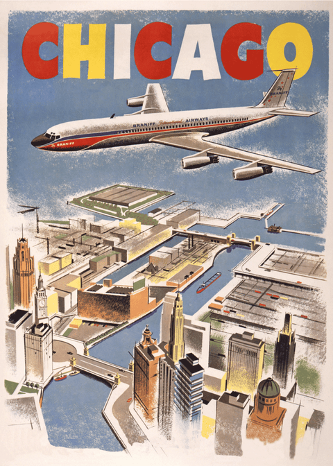 Chicago - Retro plakat