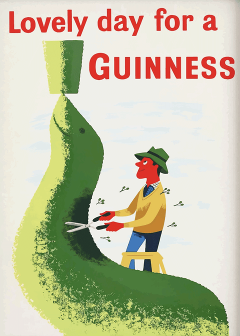 Guinness - Retro plakat