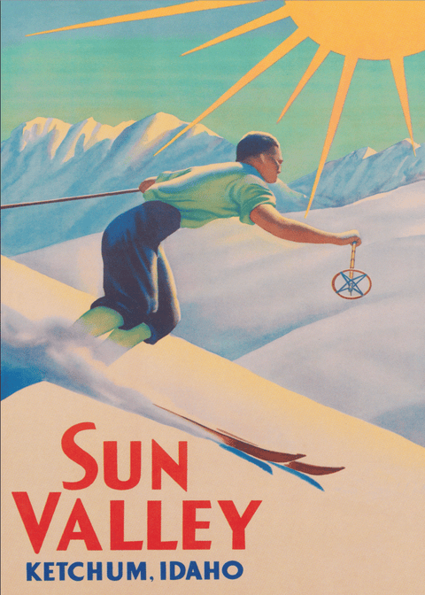 Sun Valley - Retro plakat