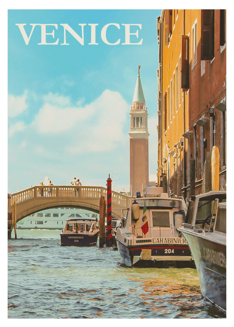 Venedig - Retro plakat