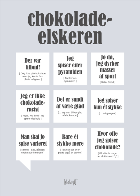 Chokoladeelskeren plakat