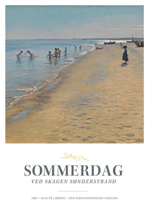 Sommerdag - P.S. Krøyer plakat