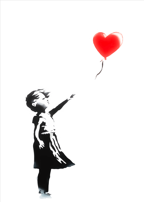 Balloon Girl - Banksy plakat