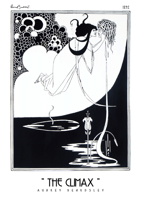 The Climax - Aubrey Beardsley kunstplakat