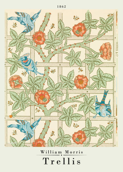 Trellis - William Morris kunstplakat