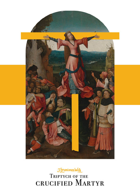 Triptych of the crucified martyr - Hieronymus Bosch museumsplakat