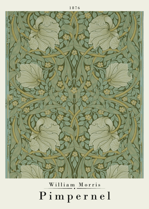 Pimpernel - William Morris kunstplakat