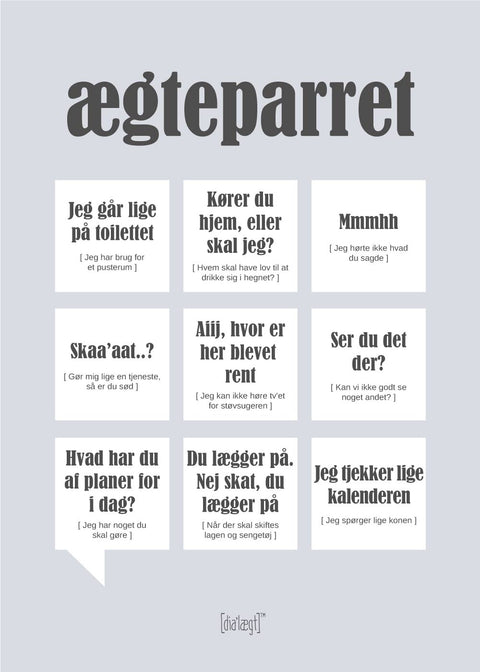 Ægteparret plakat