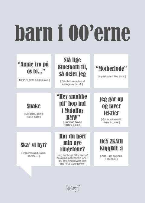 Barn i 00'erne plakat