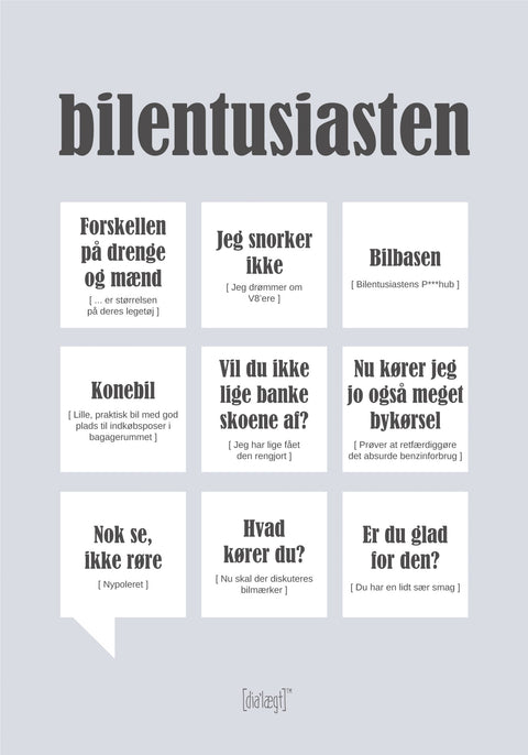 Bilentusiasten Plakat