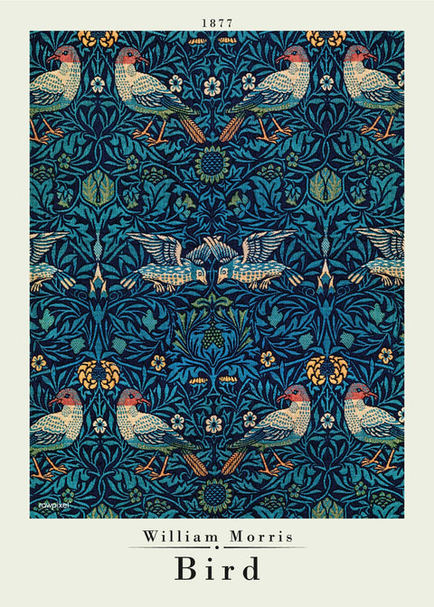 Bird - William Morris kunstplakat