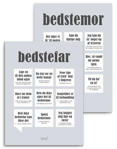 Bedstemor og Bedstefar (Pakketilbud)