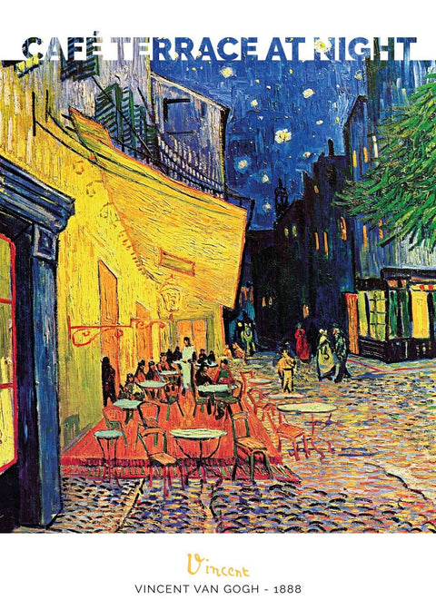 Café terrace at night - Vincent Van Gogh