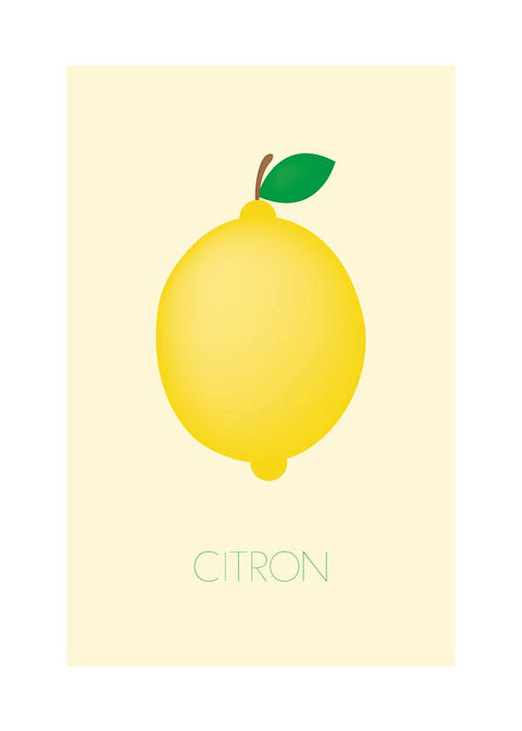 Citron - Børneplakat