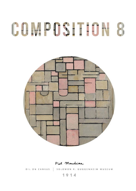 Composition 8 - Piet Mondrian