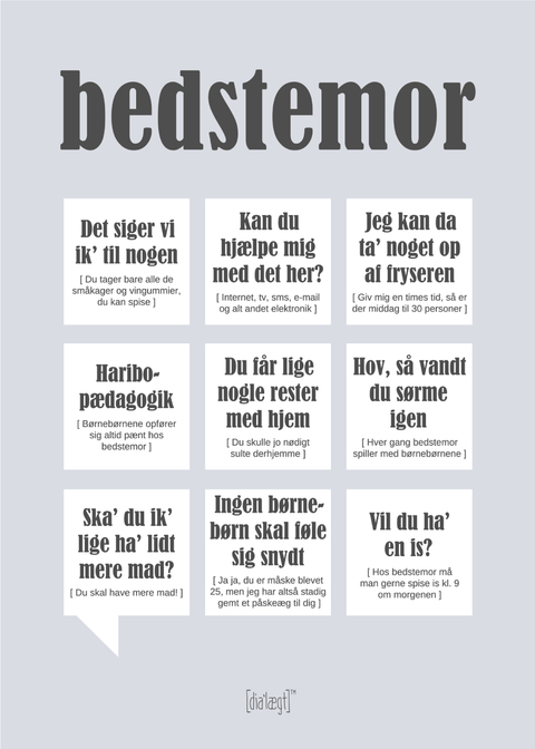 Bedstemor plakat