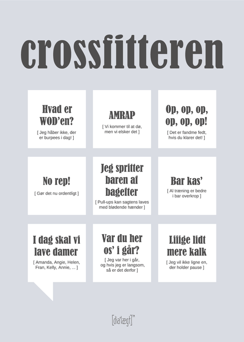 Crossfitteren plakat