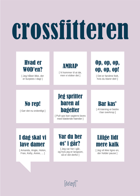 Crossfitteren plakat