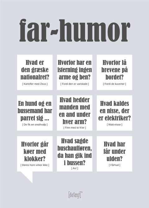 Far Humor Plakat