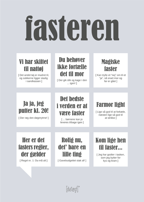 Fasteren plakat